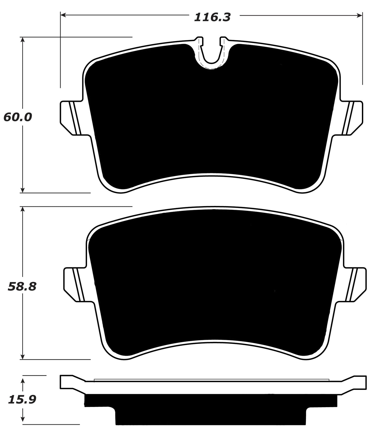Porterfield Brake Pads for 2015 AUDI A8/A8 Quattro - Iron Discs w/400mm Front Discs