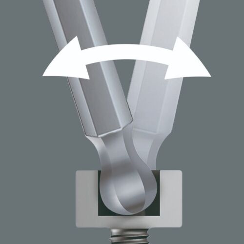 Wera 842/1 SW Ball End Hex Screwdriver Bit