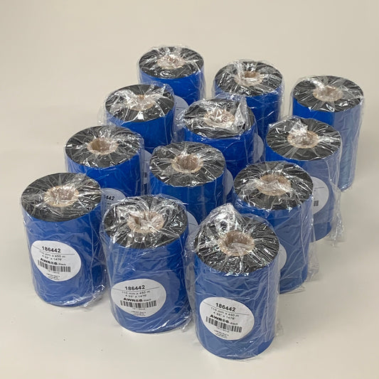 Printer Supplies (12 PK) Thermal Transfer Ribbon for 4420 Intermac 4.33"x1476' 186442