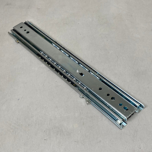 KNAPE AND VOGT (10 Pk ) Over Travel Low Profile Drawer Slide Set 12 inch Silver 6505