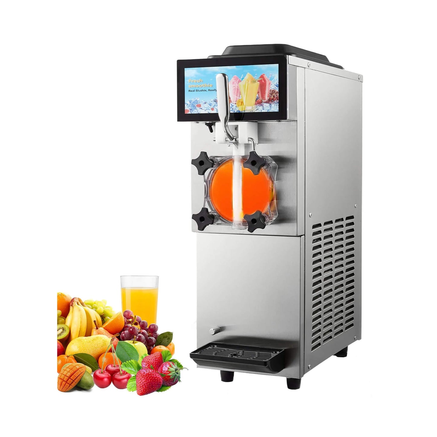 12L Commercial Single Tank Stainless Steel Slushy Machine With Touchscreen (SAK35871)