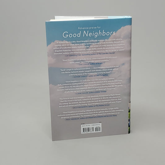 GOOD NEIGHBORS by Sarah Langan Signed Book Club Edition Book Hardback (New)