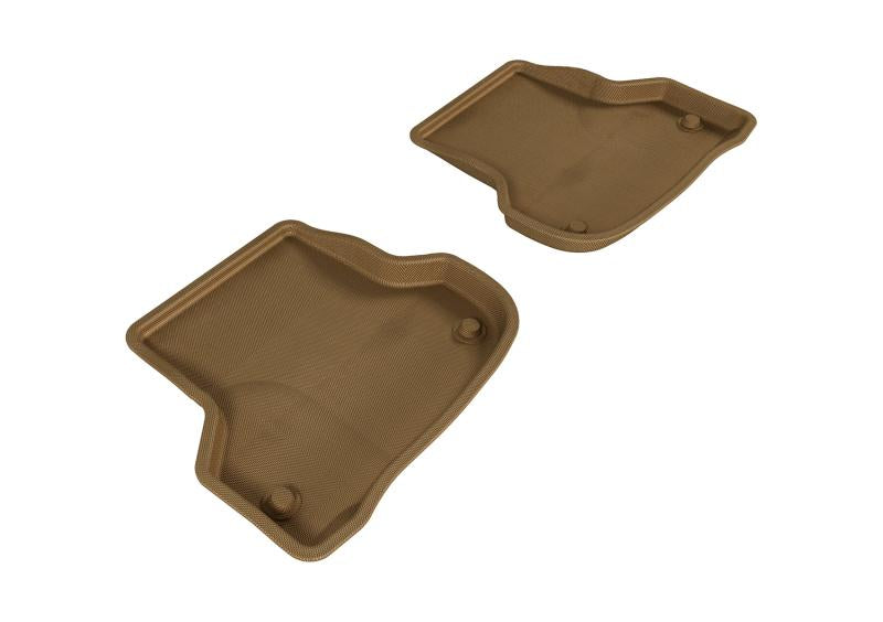 3D MAXpider 2006-2013 Audi A3 Kagu 2nd Row Floormats - Tan L1AD00521502