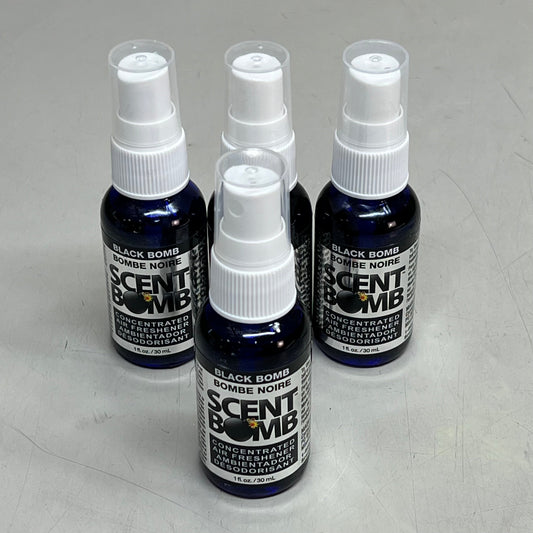 SCENT BOMB (2 PACK, 4 BOTTLES PER PACKAGE) Concentrated Air Freshener 1 fl oz