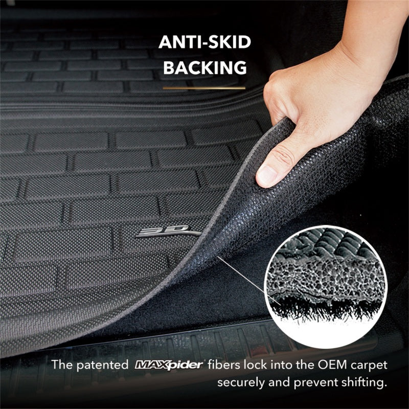 3D MAXpider 2013-2020 Ford Fusion Kagu Cargo Liner - Black M1FR0841309