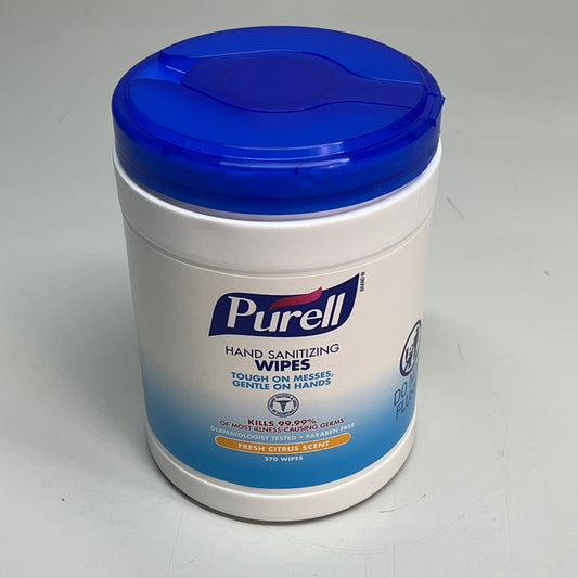 PURELL (2 PACK, 270 EACH) Hand Sanitizing Wipes Fresh Citrus Scent BB 03/27