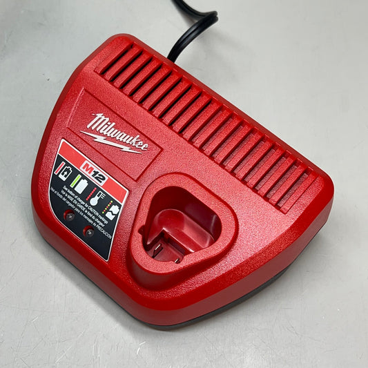 MILWAUKEE M12 Lithium-Ion Battery Charger 12v Output Red 48-59-2401