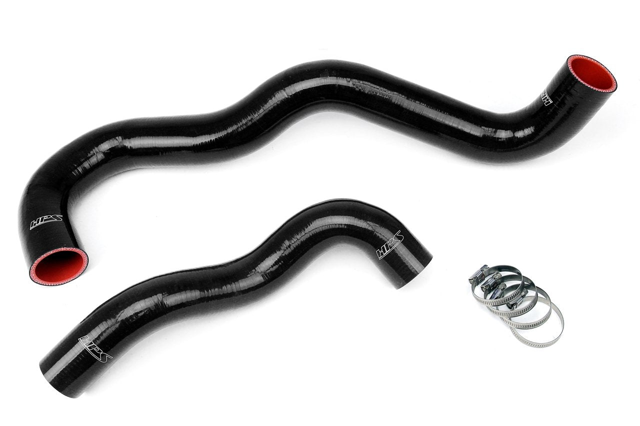 HPS Black Reinforced Silicone Radiator Hose Kit Coolant Ford 03-07 F250 Superduty 6.0L Diesel w/ Twin Beam Suspension