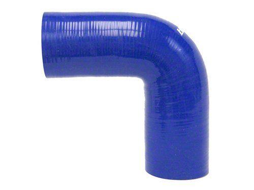 HPS 1.75" (45mm) 4-ply 90 Degree Silicone Elbow Coupler Blue