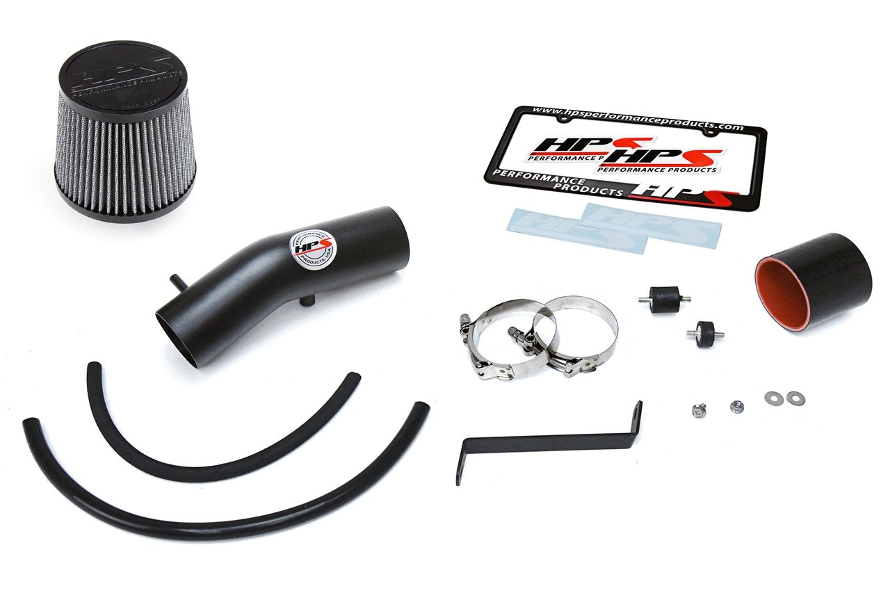 HPS Shortram Air Intake Kit 2007-2008 Acura TL Type-S 3.5L V6, Black