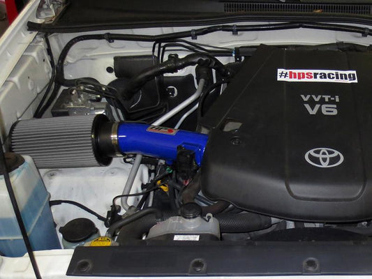HPS Shortram Air Intake Kit 2005-2011 Toyota Tacoma 4.0L V6, Blue