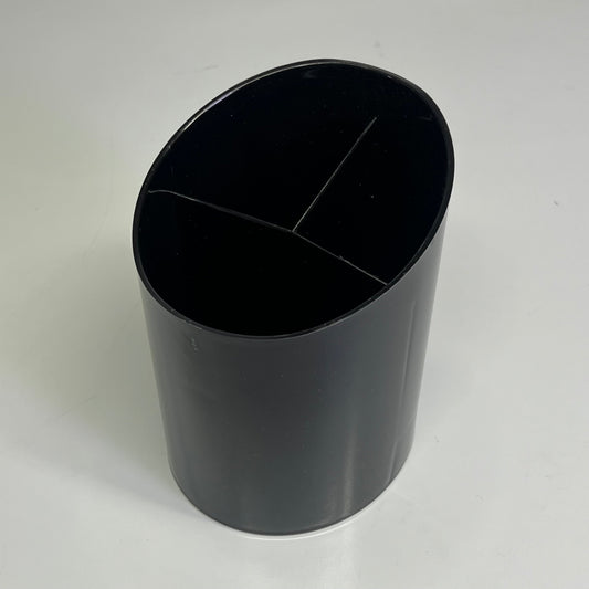 ZA@ UNIVERSAL (2 PACK) Large Pencil Cup 4.38" D x 5" H Black UNV08108