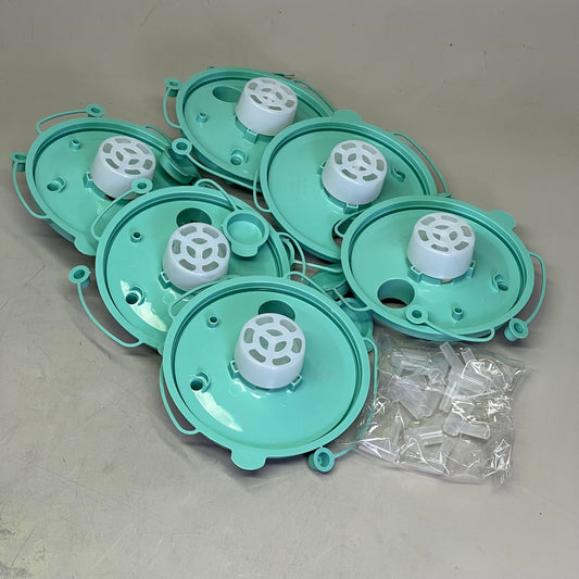 BEMIS (6 PACK) Hi-Flow Suction Canister & Lid Teal