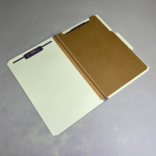SMEAD (10 PACK) Safe Shield Pressboard Classification File Folders Green 19076