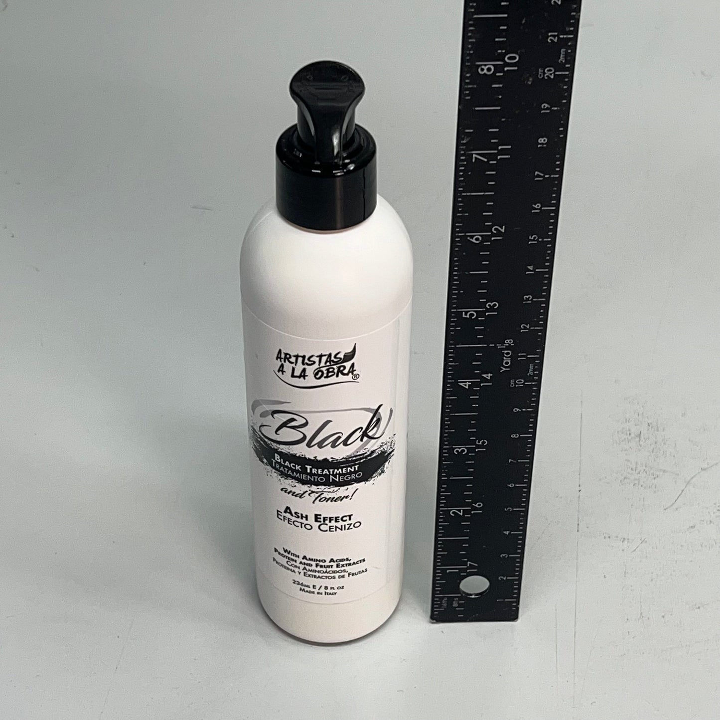 ARTISTAS A LA OBRA Black Treatment/Mask & Toner Ash Color Effect 8 Fl Oz