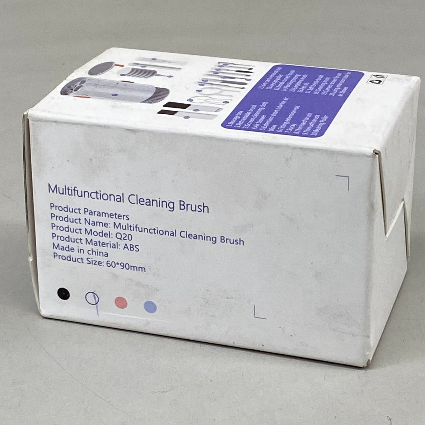 ZA@ SMART GADGET Multifunctional Cleaning Brush ADV. Workday Grey (New Other-Slightly Distressed Packaging)