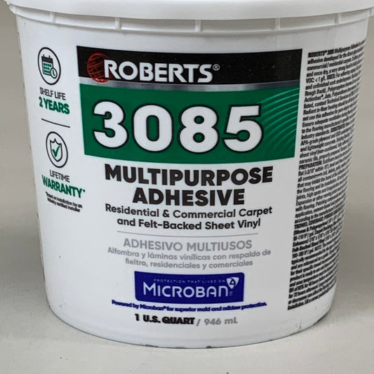 ZA@ ROBERTS Multipurpose Carpet & Felt-Backed Sheet Vinyl Floor Adhesive 3085 B