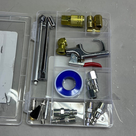 TRU-FLATE 20 Piece Air Accessory Kit For Tank-Mounted Air Compressor 41-225