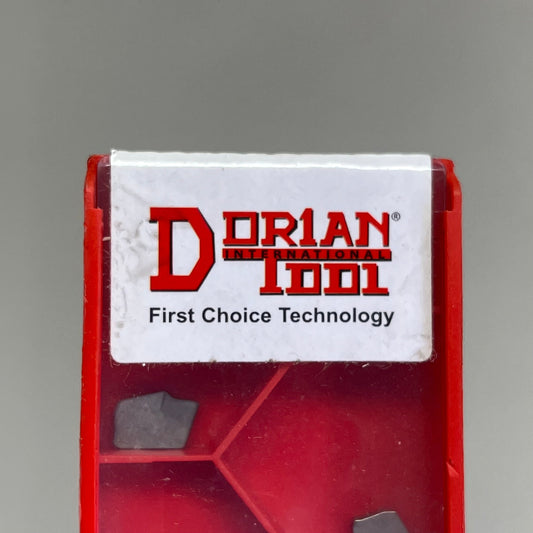 DORIAN TOOL Carbide Cutting Inserts Steel/Stainless Steel 2.4mm W SGTN-2.4-DP25