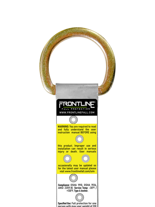 Frontline ROSU01SS Stainless Steel Permanent Use Roof Anchor