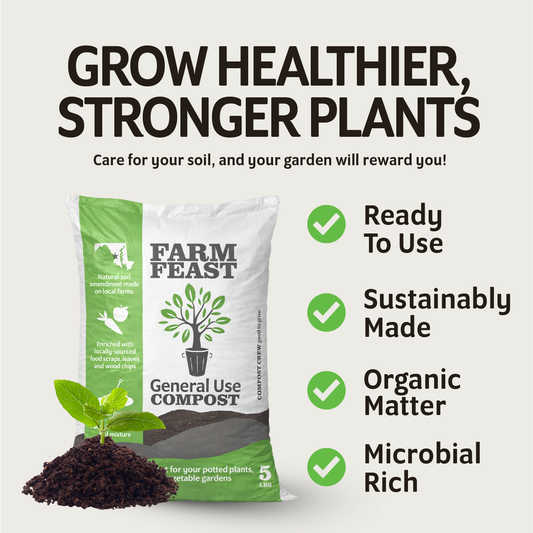 Compost Crew Farm Feast General Use Compost 5lb Bag