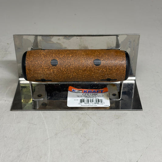 KRAFT TOOL CO Elite Series Five Star Inside Step Tool Cork Handle 6x2-1/2 1/4R