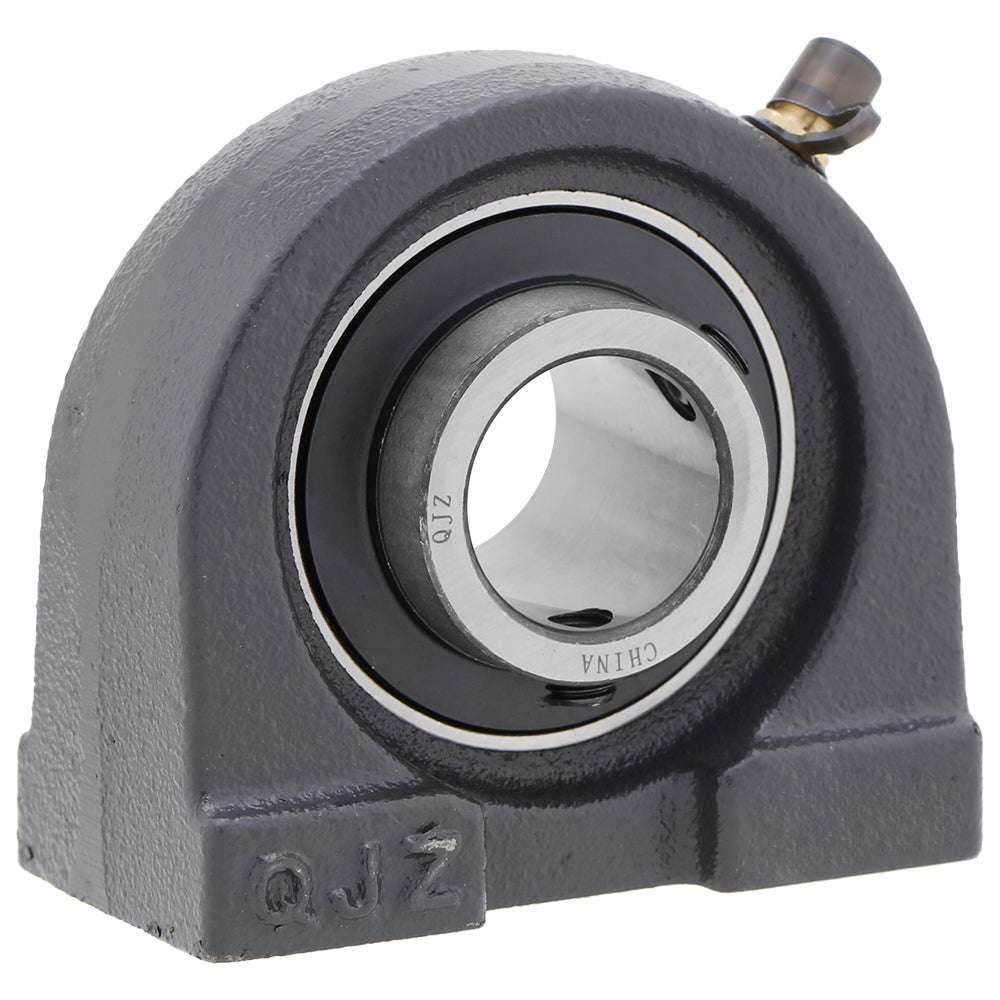 UCTB205 - Tapped Based Pillow Block Mounted Bearing Unit, 0.984" Bore (ID), Insert Bearing: UC205, Housing: TB205