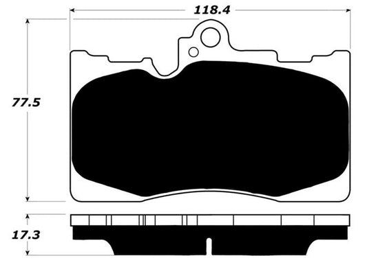 Porterfield Brake Pads for 2009 LEXUS GS 430