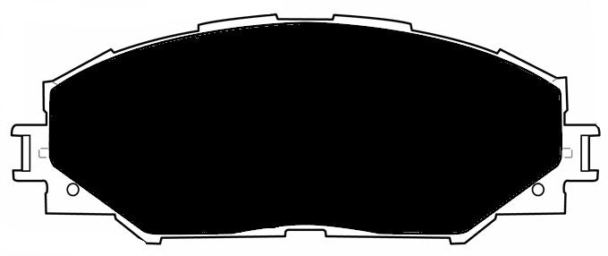 Porterfield Brake Pads for 2014 TOYOTA RAV4 w/ 3rd Row Seat