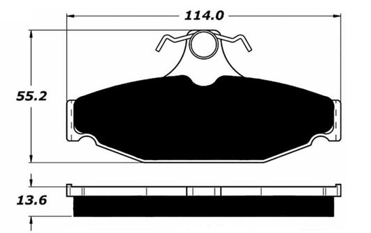 Porterfield Brake Pads for 1995 PONTIAC FIREBIRD w/Rear Discs