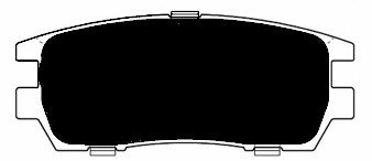 Porterfield Brake Pads for 1993 MITSUBISHI Montero V6
