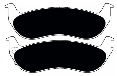 Porterfield Brake Pads for 2008 LINCOLN TOWN CAR