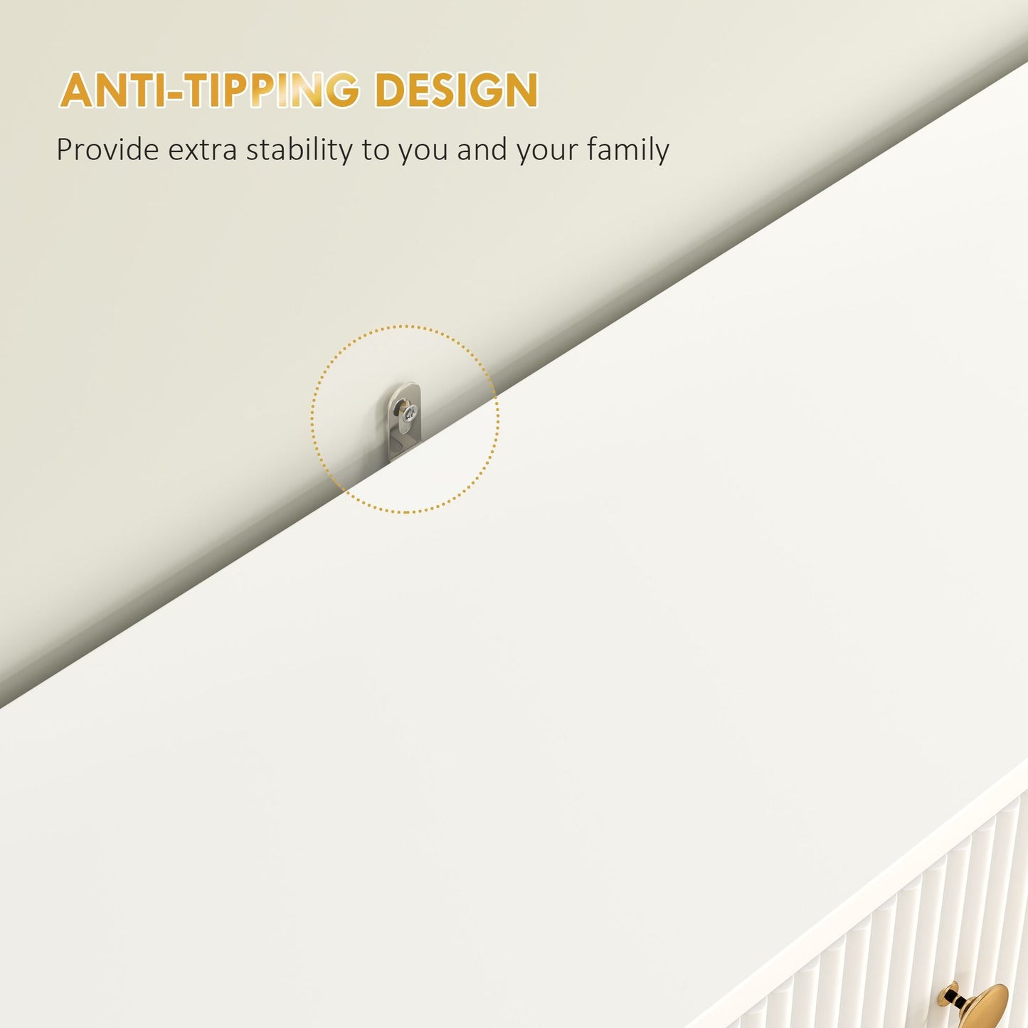 Narrow Shoe Storage Cabinet with Wave-like Panels and Adjustable Shelves for 12 Pairs of Shoes, White