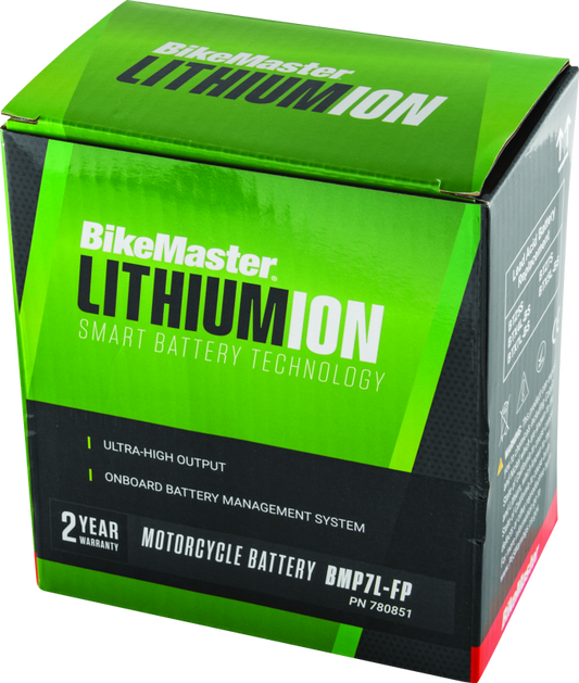 BikeMaster Lithium Ion 2.0 Battery BMP7L-FP 780851