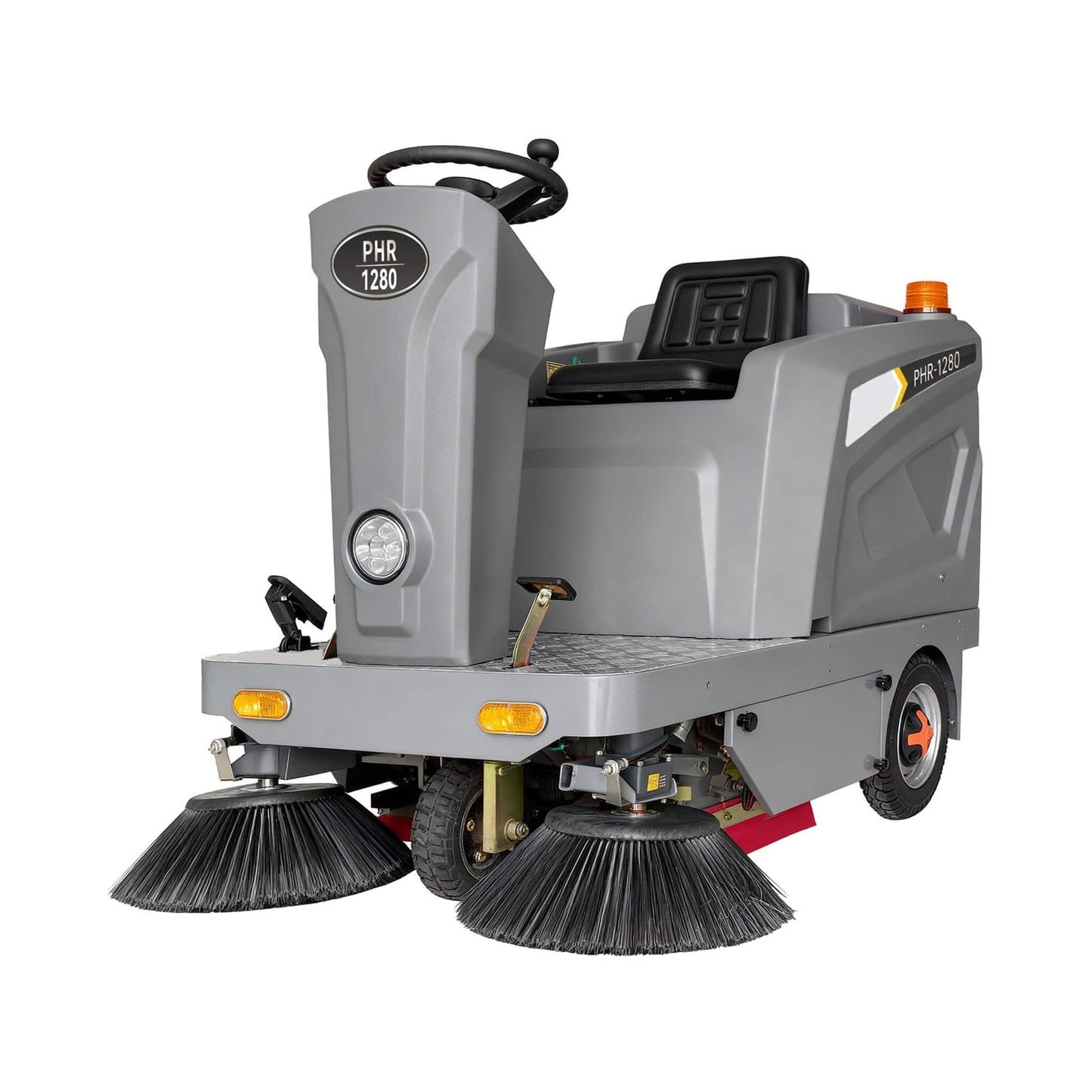 Heavy-Duty 51-Inch Electric Ride-On Floor Industrial Sweeper With Dustbin & Water Tank (SAK69418)