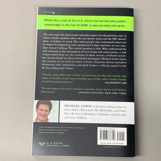 The Big Short Inside The Doomsday Machine Paperback Book By Michael Lewis (New)