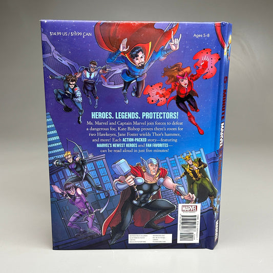 MARVEL 5-Minute Marvel Stories Hardback Book (New)