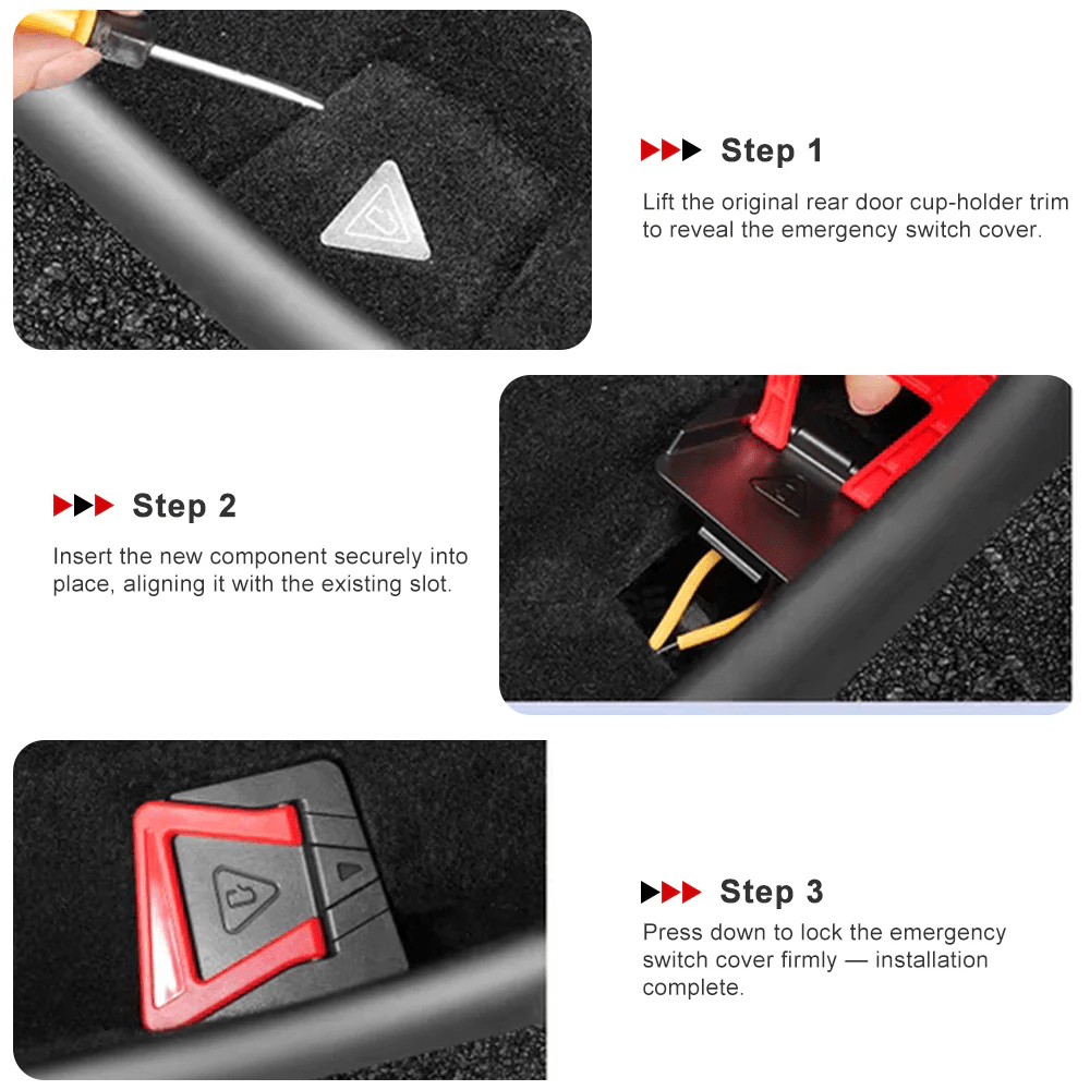 Model Y Juniper Rear Door Emergency Release Pull Handle