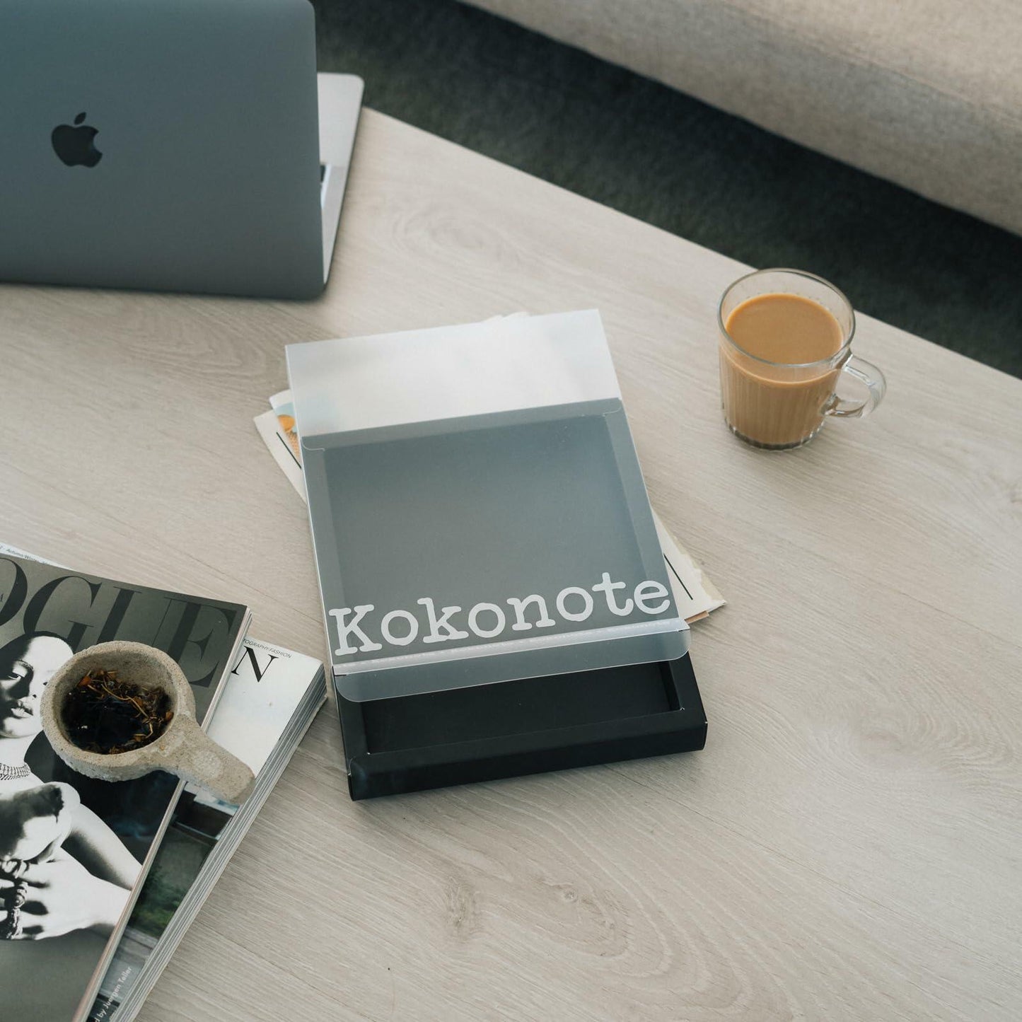 Kokonote Misty Gray A5 Academic Planner 2024-2025 Weekly 12 Months