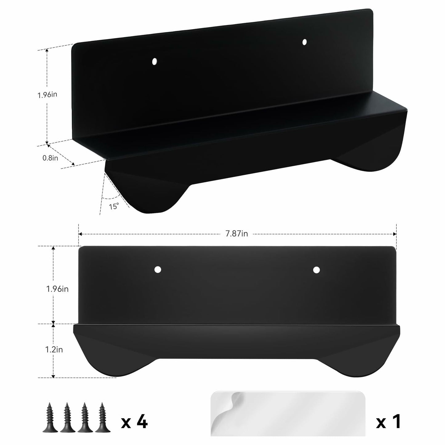 GAODEXIN 3-in-1 Cabinet Foot Pulls 2-Pack Trash Drawer Handle White