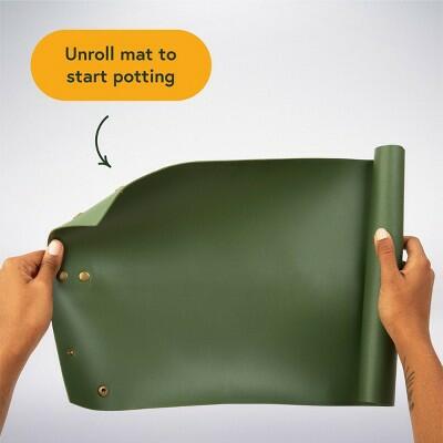 We the Wild Tabletop Gardening Mat 12''x23.62'' Green Plastic Easy Clean