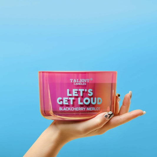 TALENT CANDLES Enjoy Scented Soy Jar Candle 3 Wicks Large Dark Cherry Merlot