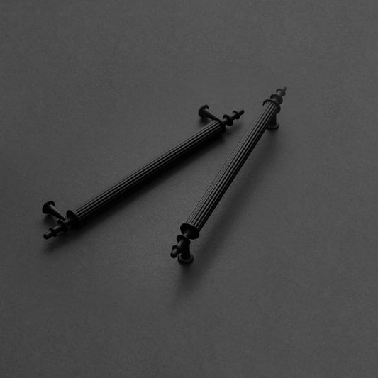 NOKESS 30 Pack 7.9" Matte Black Cabinet Pulls 5" Hole Center Kitchen