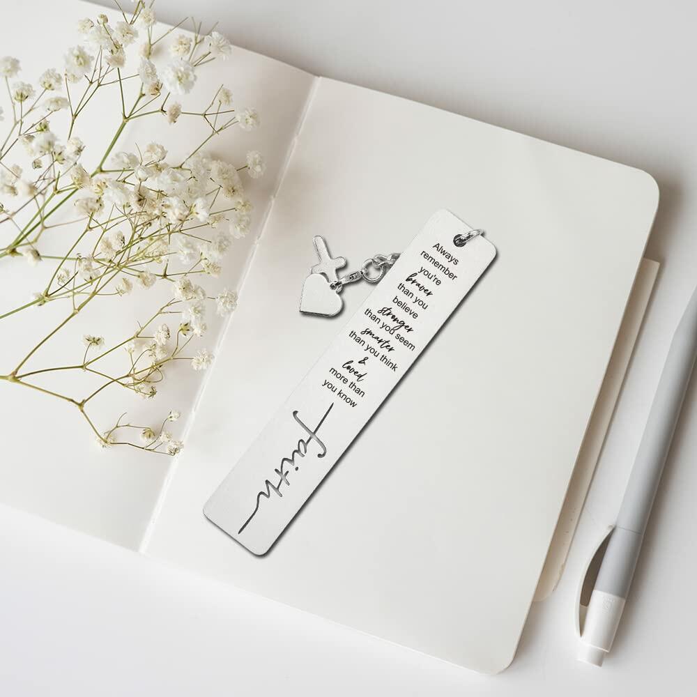 Faith Bookmarks Christian Gift for Women Teachers Readers Friends