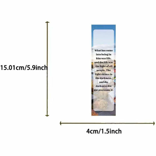 SUZLFTDZSW Christian Bible Verse Bookmarks Religious Inspirational 30pcs