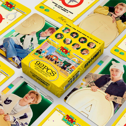 Takyitong StrayKids Photocards 92PCS Fan Connecting 2024 TOY WORLD Kpop