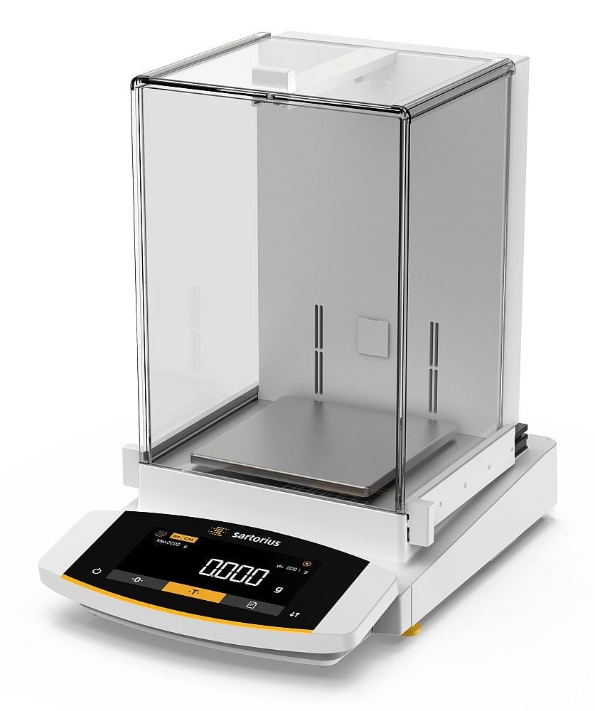 Sartorius MCE2203S-2S00-A Cubis II Precision (Milligram) Balance w/ B&W Touch screen, Auto Doors, 2200 g x 0.001 g