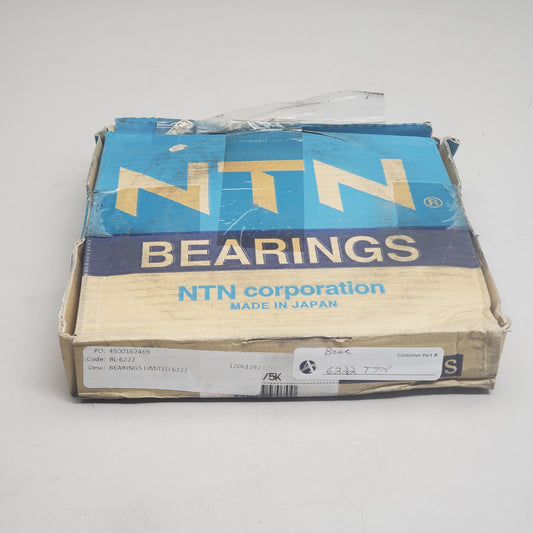 NTN Angular Contact Single Row Ball Bearing 110x200x38mm BL-6222