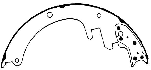 Porterfield Brake Shoes for 1996 CHEVROLET C3500 2WD DRW Rear Drum