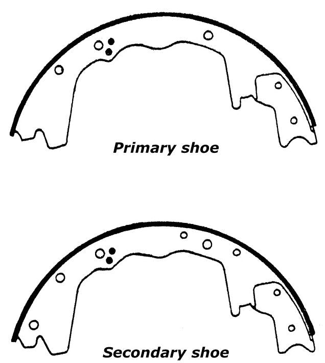Porterfield Brake Shoes for 1991 FORD F350 1 Ton 2WD DRW 3 1/2 Rear Shoe